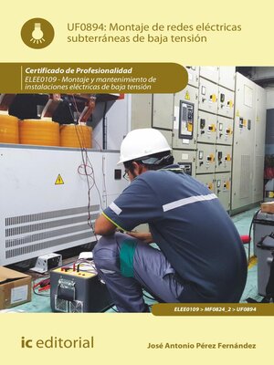 cover image of Montaje de redes eléctricas subterráneas de baja tensión. ELEE0109